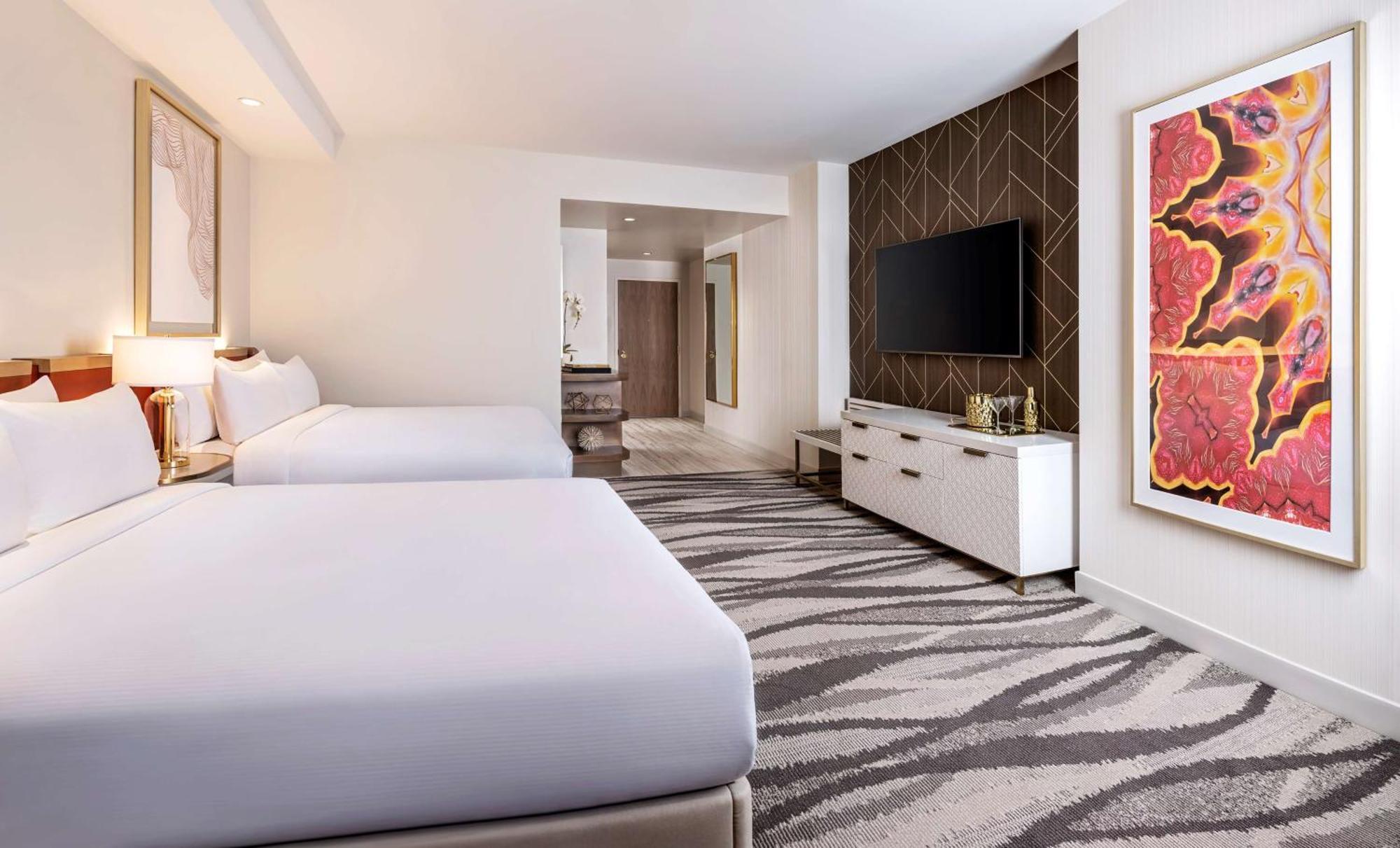 Conrad Las Vegas At Resorts World Eksteriør billede A guest room at the MGM National Harbor