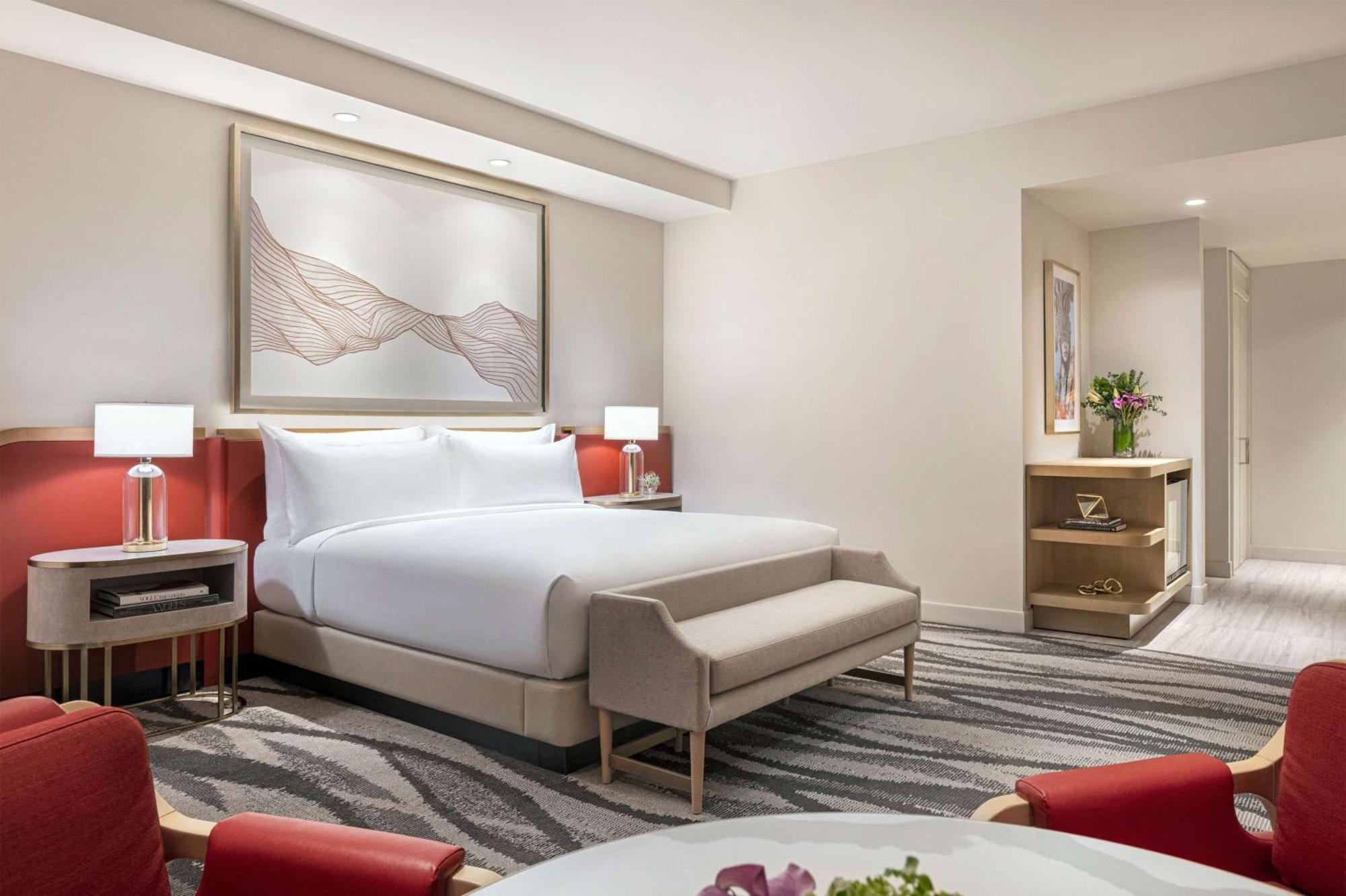 Conrad Las Vegas At Resorts World Eksteriør billede A bedroom at the hotel