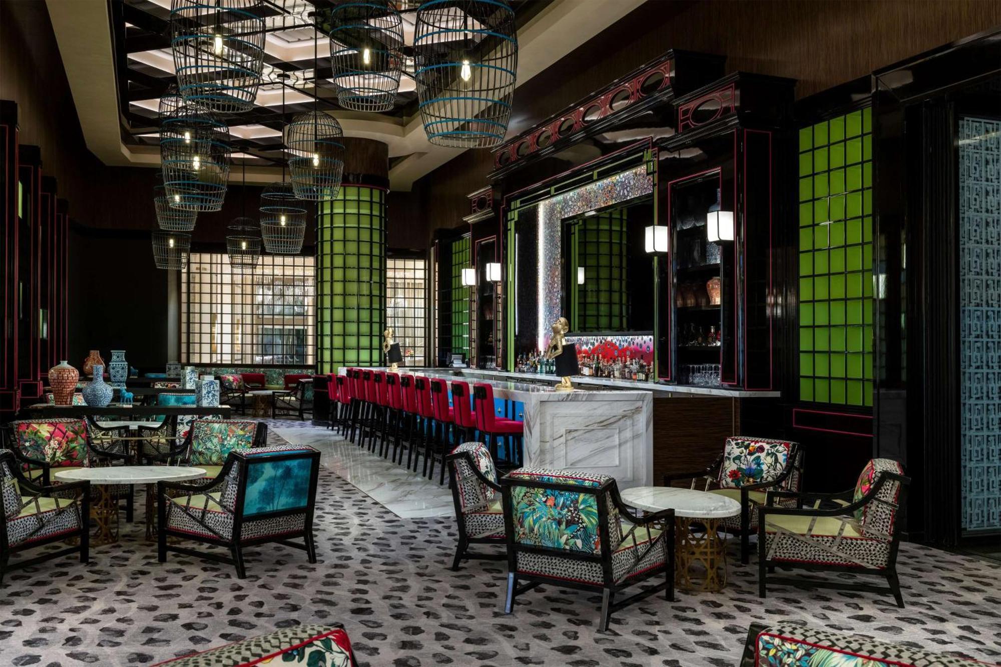 Conrad Las Vegas At Resorts World Eksteriør billede The interior of the restaurant