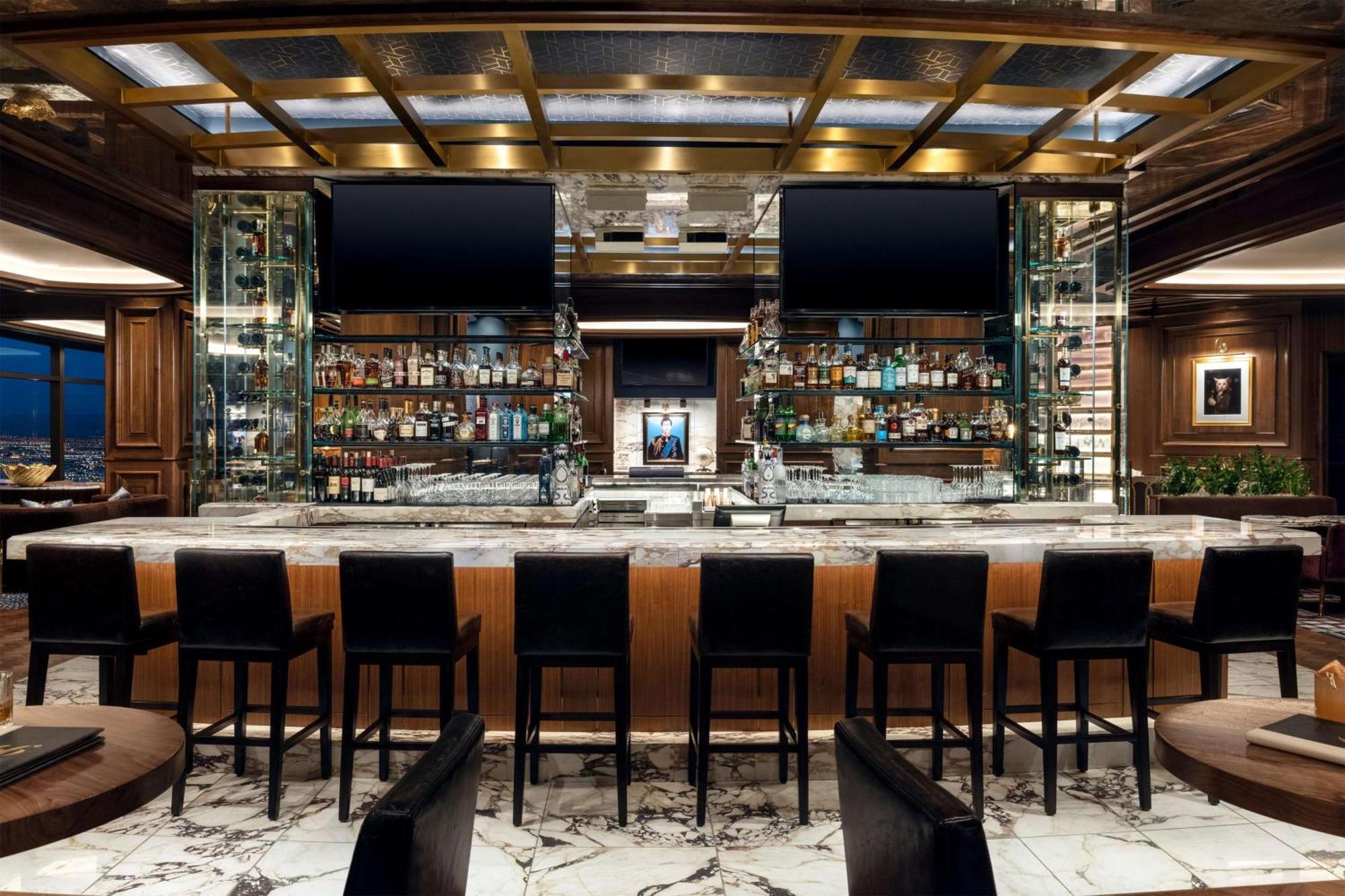 Conrad Las Vegas At Resorts World Eksteriør billede The bar at the lounge