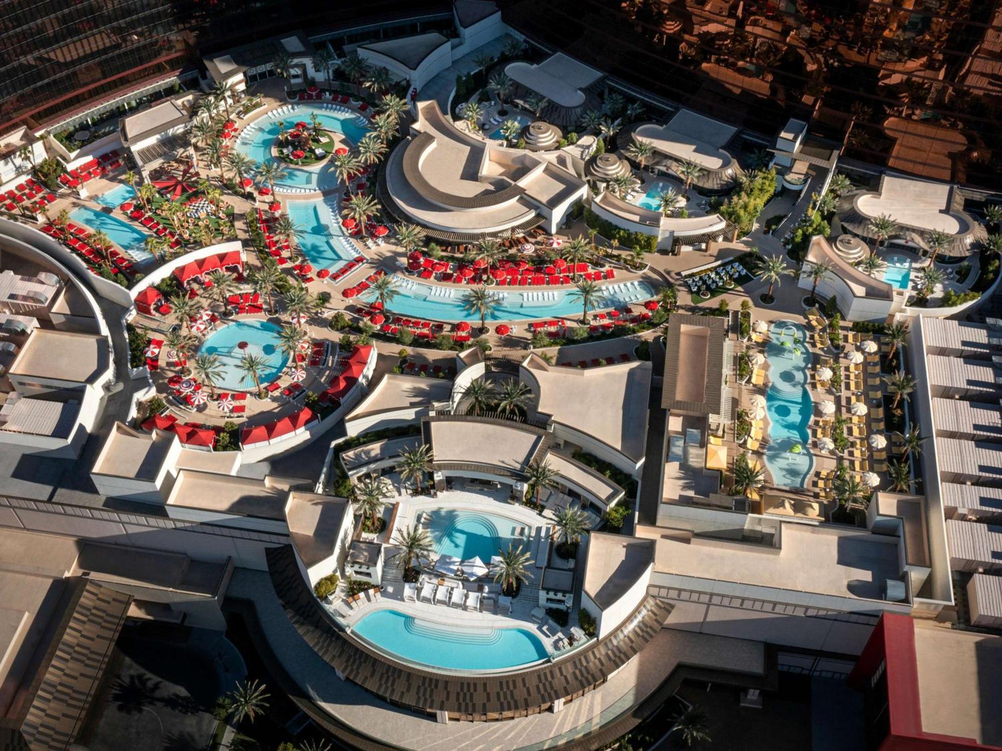 Conrad Las Vegas At Resorts World Eksteriør billede Model of the complex
