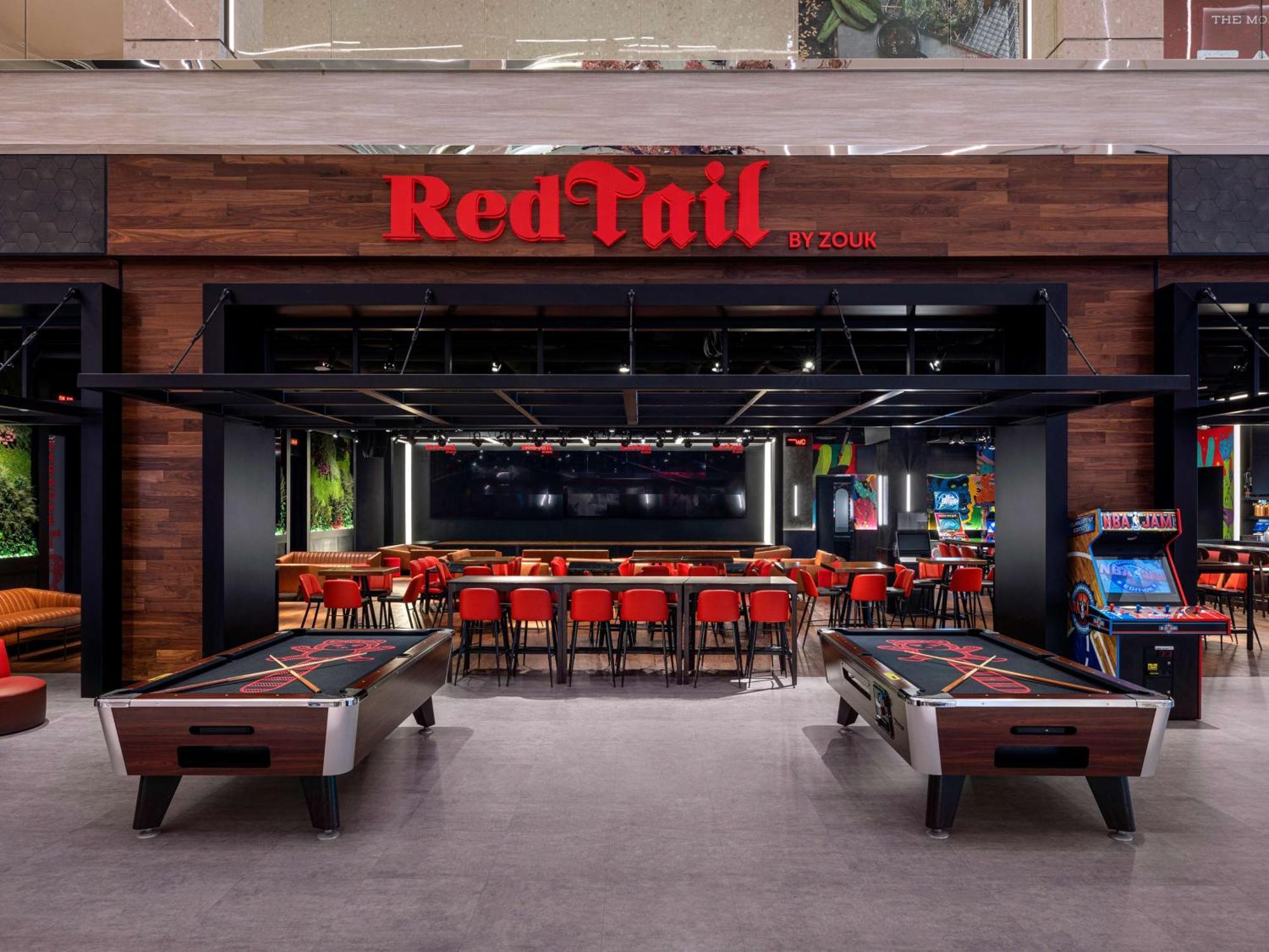 Conrad Las Vegas At Resorts World Eksteriør billede Red Tail Arcade