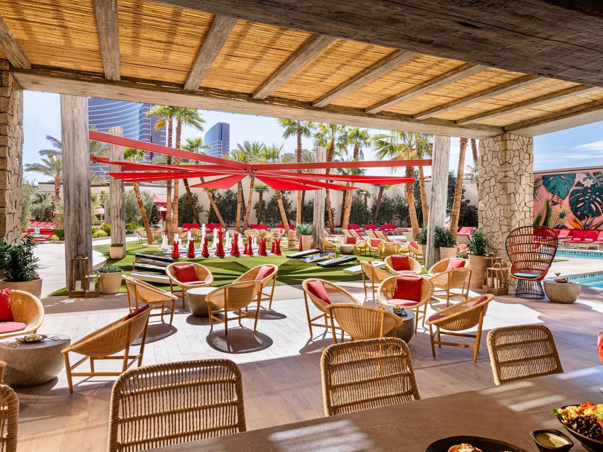 Conrad Las Vegas At Resorts World Eksteriør billede The pool at the Palms